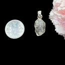 Herkimer Diamond Quartz Pendant in Silver (Remove Energy Blocks)