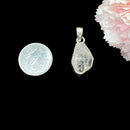 Herkimer Diamond Quartz Pendant in Silver (Remove Energy Blocks)