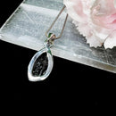 Herkimer Diamond Quartz Pendant in Silver (Remove Energy Blocks)