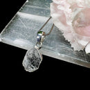 Herkimer Diamond Quartz Pendant in Silver (Remove Energy Blocks)