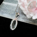 Herkimer Diamond Quartz Pendant in Silver (Remove Energy Blocks)