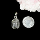 Herkimer Diamond Quartz Pendant in Silver (Remove Energy Blocks)
