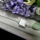 Howlite Adjustable Ring in Silver (Stress and Anxiety) (1 pc)