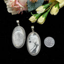 Howlite Premium Pendants in Silver (Remove Anxiety & Anger)