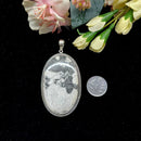 Howlite Premium Pendants in Silver (Remove Anxiety & Anger)