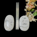 Howlite Palmstone (Peace and Patience)