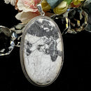 Howlite Premium Pendants in Silver (Remove Anxiety & Anger)