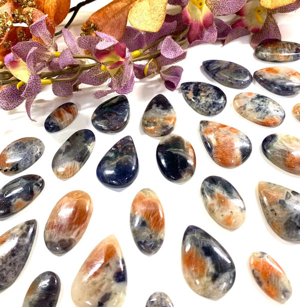 Iolite Sunstone Cabochons