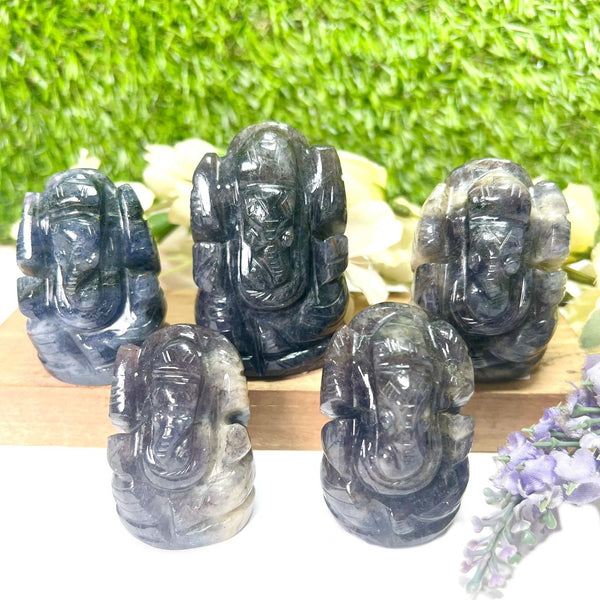 Iolite Ganesha (Clairvoyance)