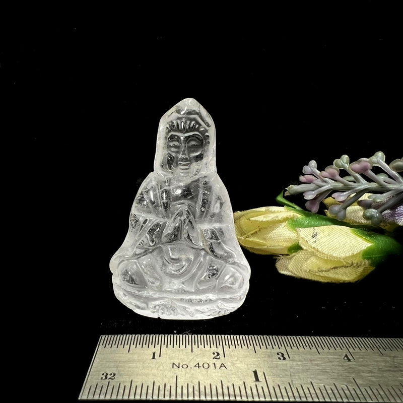 Kuan Yin in Crystals (Goddess of Compassion & Mercy)