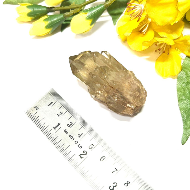 Natural Kundalini Citrine Points / Clusters from Congo