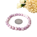 Kunzite Round Bead Bracelet (Emotional Healing)