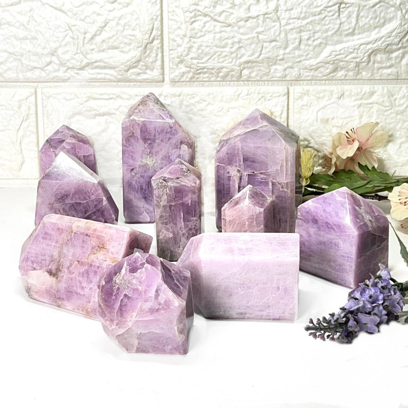 Kunzite Freeform Towers  (Emotional Healing & Divine Love)