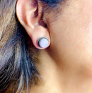 Kunzite Earrings in Silver