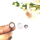 Kunzite Earrings in Silver