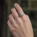 Kunzite Adjustable Ring in Silver (1 pc)