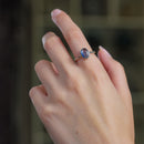 Blue Kyanite Adjustable Ring in Silver