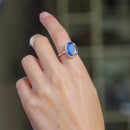 Labradorite Adjustable Ring in Silver