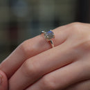 Labradorite Adjustable Ring in Silver