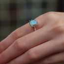 Labradorite Adjustable Ring in Silver