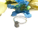 Labradorite Adjustable Ring in Silver