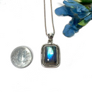 Labradorite Premium Collection Pendants In Silver