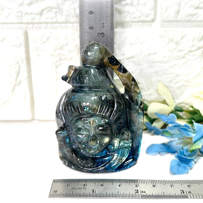 Shiva Head in Labradorite (Mysticism)