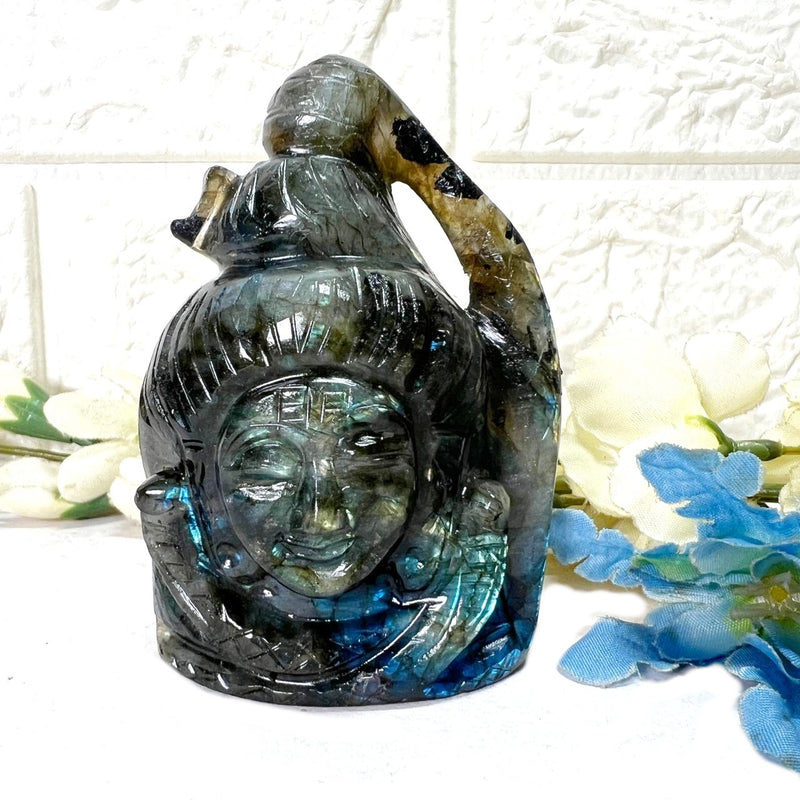 Shiva Head in Labradorite (Mysticism)