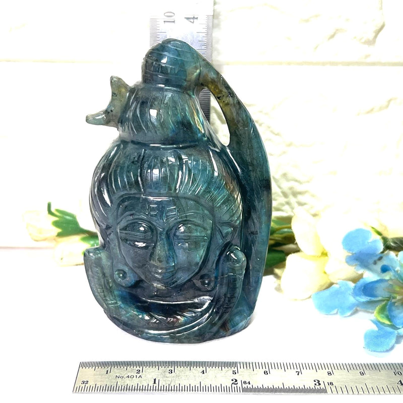 Shiva Head in Labradorite (Mysticism)