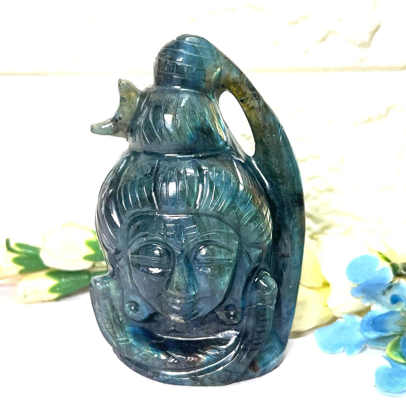 Shiva Head in Labradorite (Mysticism)