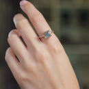 Labradorite Adjustable Ring in Silver