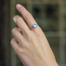 Labradorite Adjustable Ring in Silver