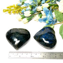 AAA Labradorite Heart with Blue Fire(Psychic abilities)
