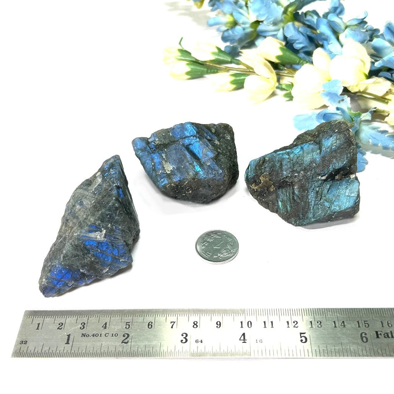 Labradorite AAA Rough with Blue Fire (Mysticism & Intuition)