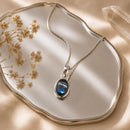 Labradorite Small Pendant in silver