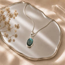 Labradorite Small Pendant in silver