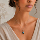 Labradorite Small Pendant in silver