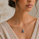 Labradorite Small Pendant in silver
