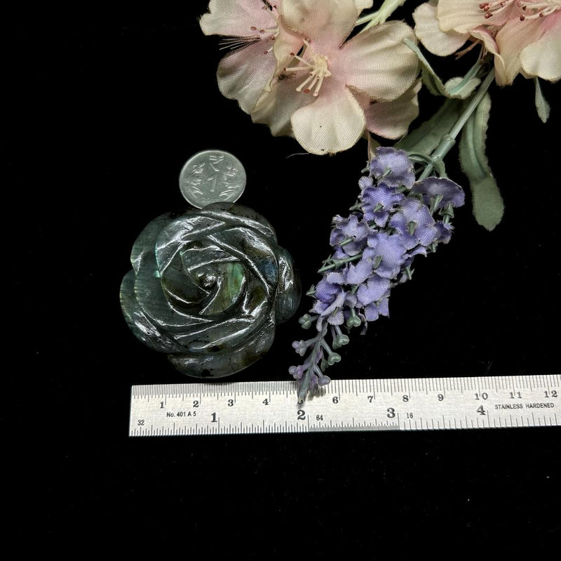 Rose in Labradorite