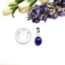 Lapis Lazuli Small Pendant in Silver