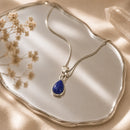 Lapis Lazuli Small Pendant in Silver