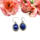 Lapis Lazuli Earrings in Silver