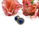 Lapis Lazuli Earrings in Silver
