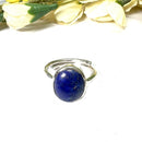 Lapis Lazuli Adjustable Ring in Silver