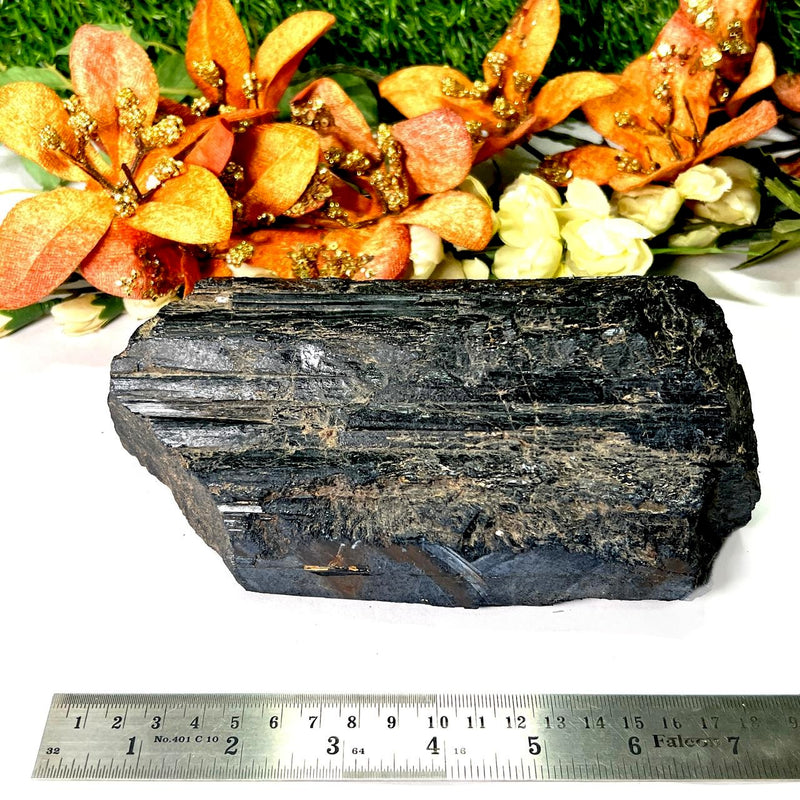 Large Black Tourmaline Rough (Grounding & Protection)