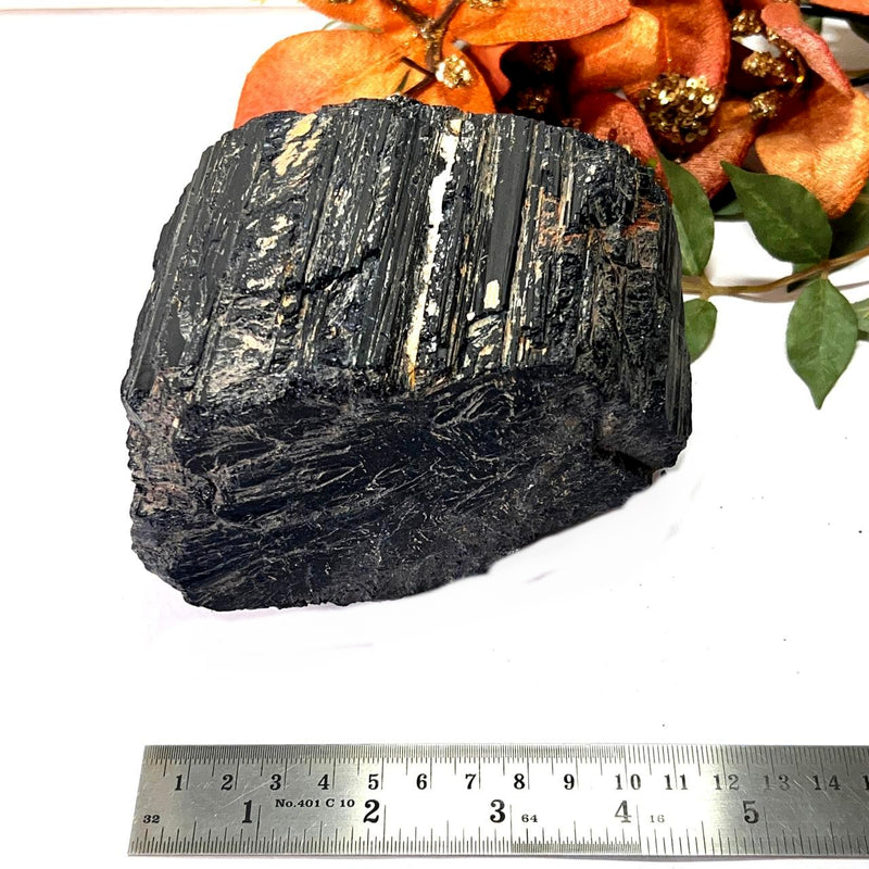 Large Black Tourmaline Rough (Grounding & Protection)