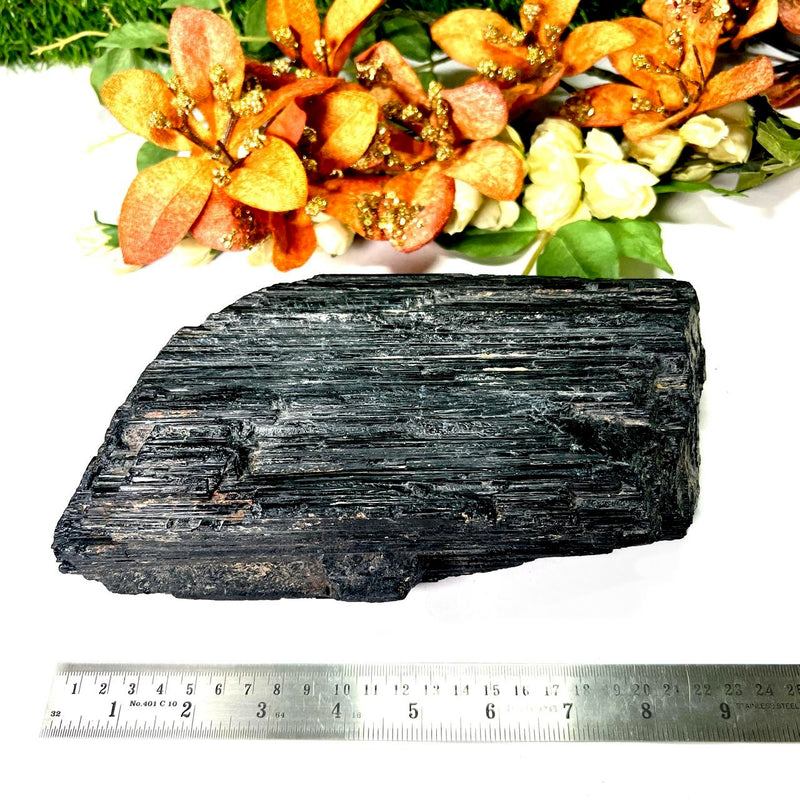 Large Black Tourmaline Rough (Grounding & Protection)