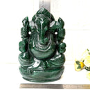 Large Ganeshas in Green Aventurine (Abundance)