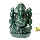Large Ganeshas in Green Aventurine (Abundance)