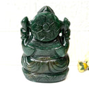 Large Ganeshas in Green Aventurine (Abundance)